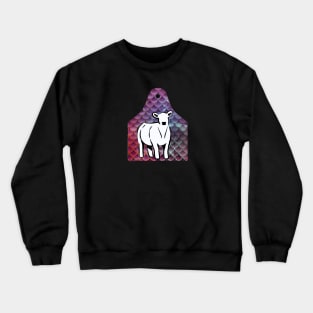 Mermaid Ear Tag - Cow - NOT FOR RESALE WITHOUT PERMISSION Crewneck Sweatshirt